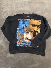 Vintage 2PAC T-Shirt “ ALL EYES ON ME” Me Against The World TUPAC Rap Crew XL