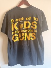 Vintage 1992 Pearl Jam Choices Lollapalooza Exclusive Shirt Yellow Text