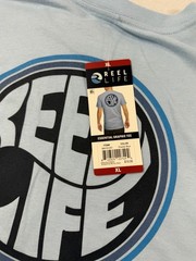 Reel Life Men’s XL Lightweight Short Sleeve Essential Graphic Tee Large NWT