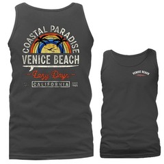 Coastal Paradise Venice Beach California Los Angeles Graphic Tank Top