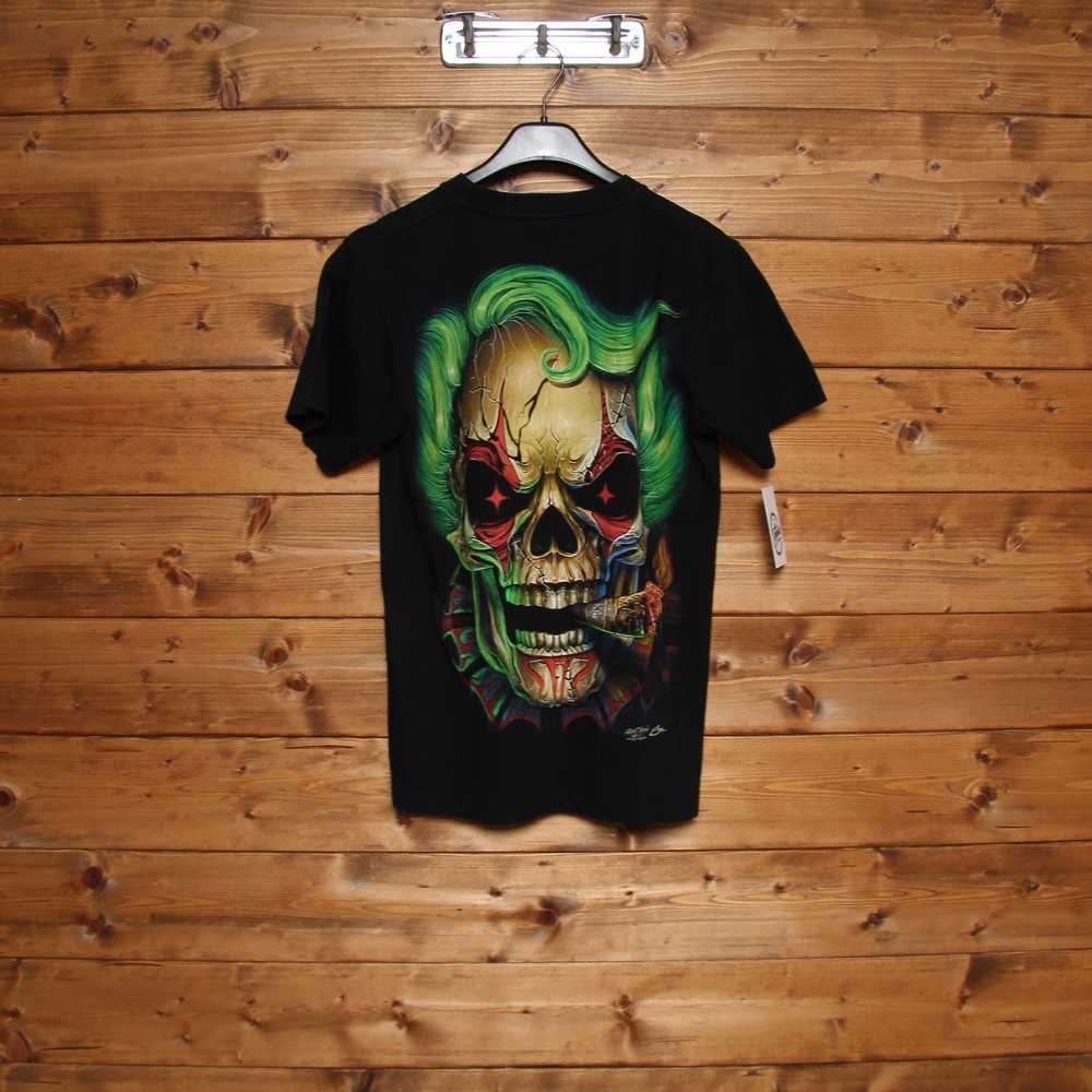 ROCK YANG T-shirt size S Used (SA2713) Black Vintage Unisex