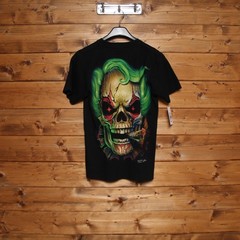 Rock Yang T-Shirt Size S Used (SA2713) Black Vintage Unisex