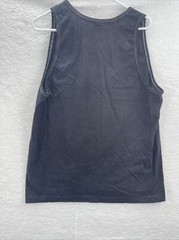 Vintage MANI tank top men skull mayan XL Black Hippie Boho Psychedelic