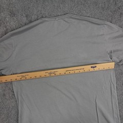 Outerknown Shirt Mens Large Gray Organic Pima Cotton Pocket Crew Neck Sojourn T