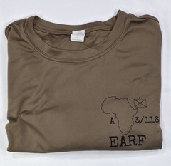 US Army 116th Infantry A Co 3/116 East African Response Force Outlaw T-Shirt L