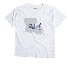 Robert Louisiana LA T-Shirt MAP