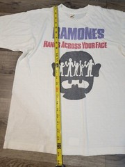 Rare Vintage Ramones Hands Across Your Face T-shirt