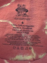 Space Jam A New Legacy Tune Squad Tie Dye Orange Yellow Shirt Size S (A1)