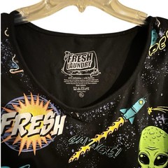 Fresh Laundry Men’s XL Tank Top Muscle Shirt UFO’s Fresh Boss Aliens