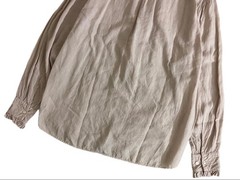 KAPITAL Linen Ruffle Prague Shirt Unisex Summer Top Flat-Front