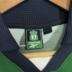 Vintage Liverpool Reebok Mens 1999/2000 Away Kit Jersey Green Size XL