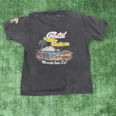Vtg 1992 Harley Davidson T-Shirt Mens XL Coastal SC 20 Years Made In USA Eagle