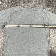 Nike Thermal Shirt Mens Small S Heather Grey Lightweight Swoosh Logo Y2K Minimal