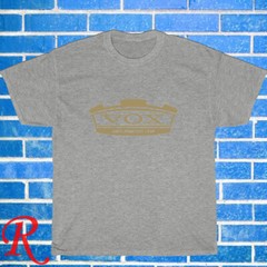 VOX Amplifiers Logo Black/Grey/Navy/White Size S-5XL Unisex T-Shirt