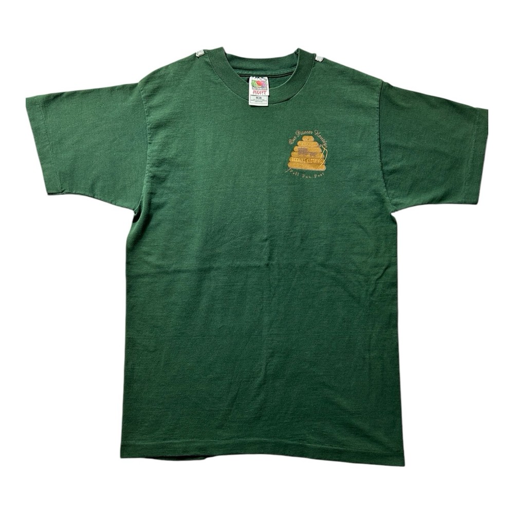Vintage Beehive Clothing Our Pioneer Heritage Fall Fun Fest Green T-Shirt Size M