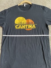 Scum & Villainy Cantina Star Wars Black T Shirt L (Faded Signed Not Sure Who)