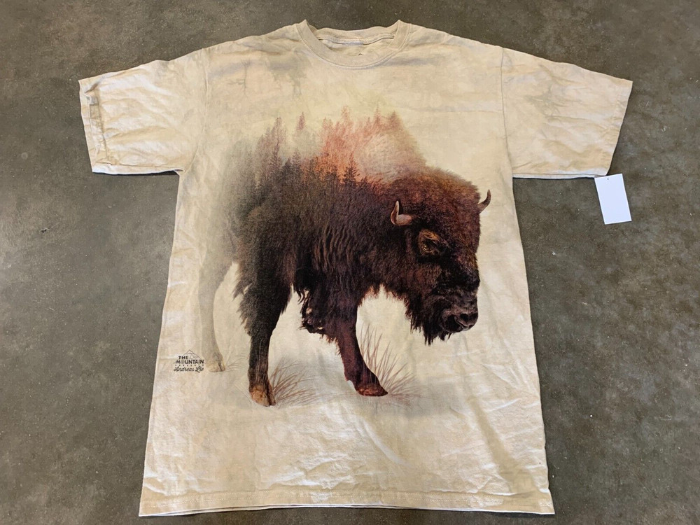 The Mountain Men’s T Shirt M MEDIUM buffalo USA Tie Dye new andrews lie