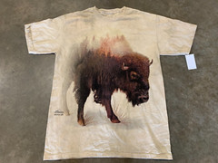 The Mountain Men’s T Shirt M MEDIUM buffalo USA Tie Dye new andrews lie