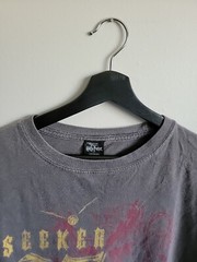 HARRY POTTER Seeker 07 UNIVERSAL ORLANDO Graphic T Shirt Charcoal Gray Medium