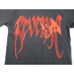 Revenge Shirt Mens Medium Black Red Winged Logo Grunge Streetwear Tee