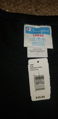 New Champion Men’s Heritage T-Shirts Heavyweight GT19 100% Cotton Sz. XS/S/M/L