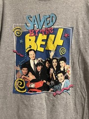Saved By The Bell Men’s Gray Graphic Print T-Shirt XL 90% Cotton 10% Polyester
