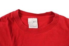 VTG 90s Y2K Nike US Large Spellout Block Letter Print T Shirt Top Red