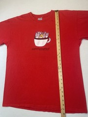 Vintage Cat T-shirt Kevin Whitlark Caffeine Catffeinated Cartoon Comic Kilban L