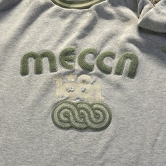 Vintage Y2K Mecca Marley Oversized Grey Knit Shirt Sz XL