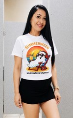 🔥SUMMERWEEENN UNISEX COLOR WHITE Gildan 🔥