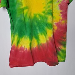 Fort Knox T-Shirt Mens Large Multicolor Tie Dye Short Sleeve “TRIPPIN” NWOT