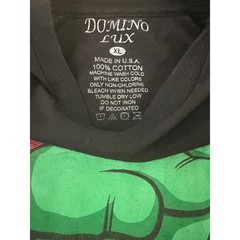 Domino Lux My Ninjas Graphic T-Shirt Mens XL Black Cotton Made in USA Streetwear