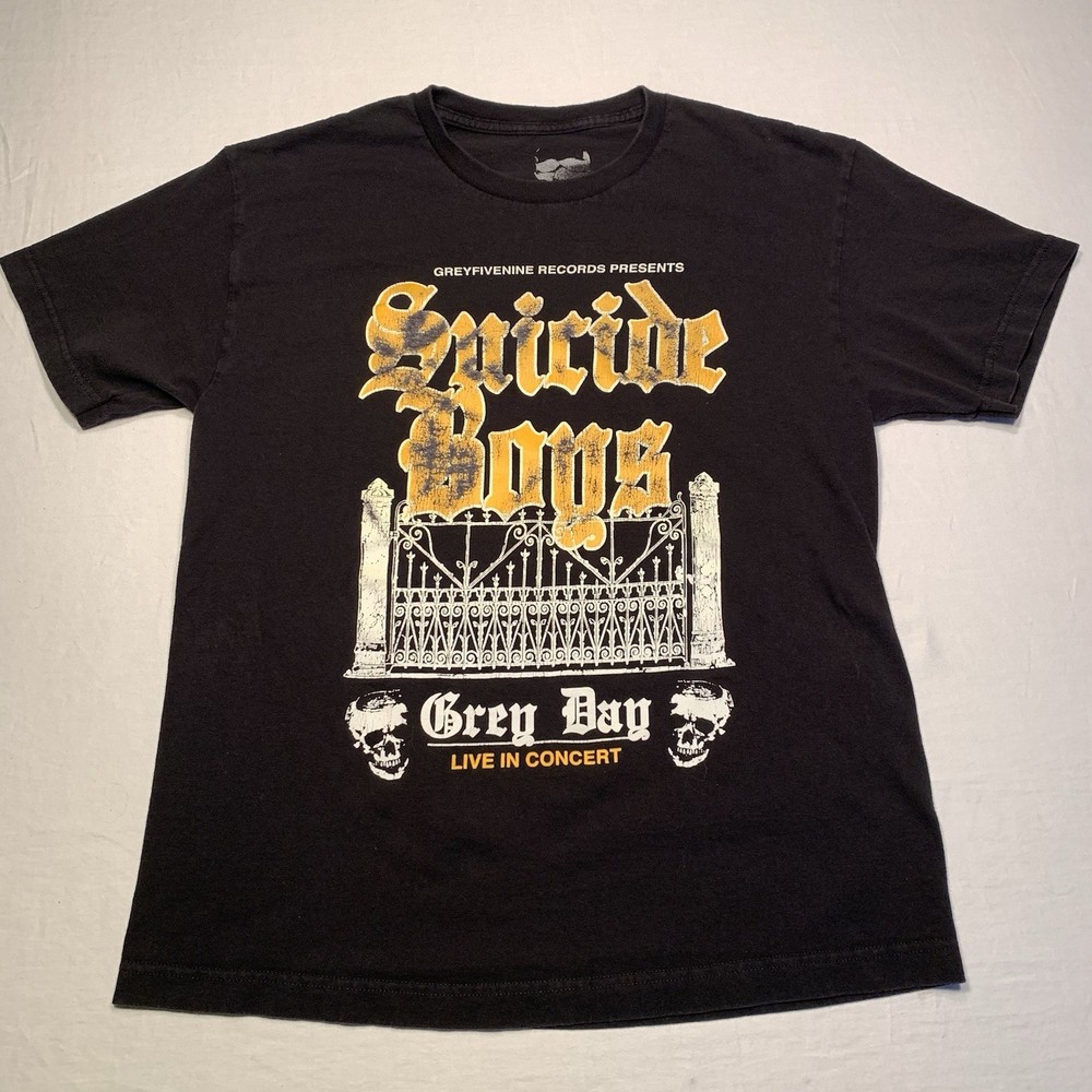 G59 Records $uisideboy$ Shirt Mens Large Concert Grey Day Rap Hip Hop Tee Spots
