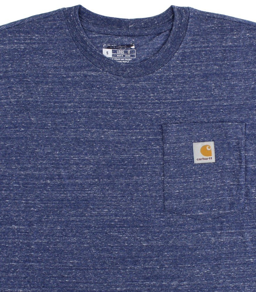 Carhartt Men’s T-Shirt, Heavyweight Loose Fit Short Sleeve Crew Neck Pocket Tee