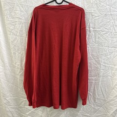 Lot (2) City Lab Classic Waffle Thermal Long Sleeve Brown/Red Shirt Mens XL