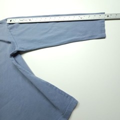 Mahagrid Men Shirt Medium Blue Gray Graphic Tee Design Studio Long Sleeve Casual