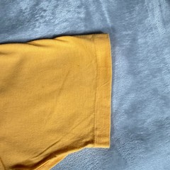Vintage GAP Pocket T Shirt Mens S Loose Fit Made In USA Faded Yellow 90s