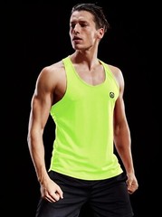 NELEUS ‘Dry Fit Logo Muscle’ Mesh Tank Top Men’s M Gym Workout Exercise Grn NWT!