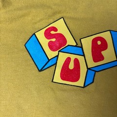 Supreme Dynamite Tee Shirt M Cotton USA Skate Streetwear Acid Yellow 101837 2019