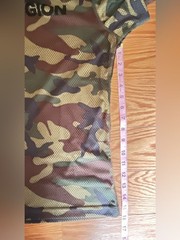 True Religion Oversized mesh t-shirt camo print crew neck collar Size Small BNWT