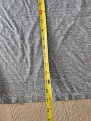 Marine Layer Mens Large Shirt Grey Slub Knit Crew Neck Short Sleeve Lightweight