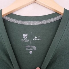 NFL On Field Nike Dri-Fit NY Jets Men’s Size 2XL Solid Green Crew-Neck T-Shirt