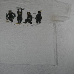 Vintage Montana T-Shirt Men Size XL Jerzees Combed Cotton Made in USA