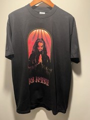 Y2K Rob Zombie Black w/red Graphic Print T-shirt sz XL Tultex W/tags