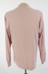 Colorful Standard T Shirt Organic Cotton Pre Washed Pale Pink Long Sleeve Size L