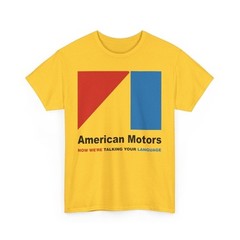 Retro American Motors RedBlue Logo Collectible Car T-shirt
