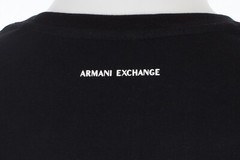 ARMANI EXCHANGE Black X LOGO Short Sleeve Slim Fit Designer Graphic T-shirt NWT