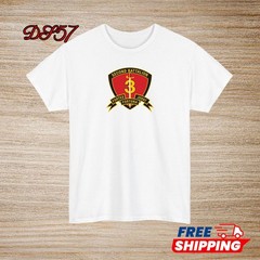 2nd Battalion 3rd Marine Regiment USMC Logo T-Shirt S to 5XL Made In USA