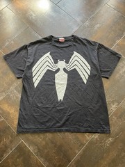 VTG 2000s Rare Black Spider-Man Promo Graphic Tee Marvel Brand 2009 Mens XL