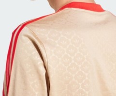 NEW MEN’S ADIDAS ORIGINALS ARCHIVE TREFOIL POLY MONOGRAM SHIRT ~SIZE XL #IX5463